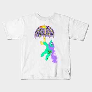 Umbrella Pony Kids T-Shirt